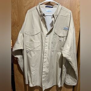 Men’s Columbia Bonehead Long Sleeve Shirt Size 2XL